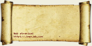 Jakov Jerinić vizit kartica